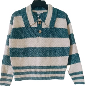 Suéter de nuevo diseño para mujer, suéter grueso de talla grande para invierno con cuello levantado, diseño de abrigo Delgado holgado - Product Image 4