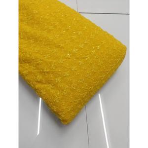 Tela Georgette Schiffli de Diseñador Más Vendida con Bordado Floral para Ropa Étnica y Prendas de Moda Disponible para la Venta - Product Image 3