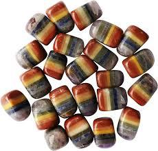 หินอาเกตเจ็ดจักระแบบขัดเงา หินธรรมชาติขายส่งจาก Amayra Crystals Exports อินเดีย - Product Image 6