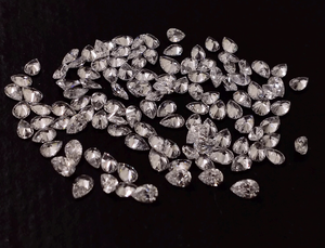 เพชรเพาะเลี้ยงทรงลูกแพร์ สี DEF ความสะอาด VVS เพชร CVD แบบเม็ดเดี่ยว 2 กะรัต 1 กะรัต 1.5 กะรัต - Product Image 2