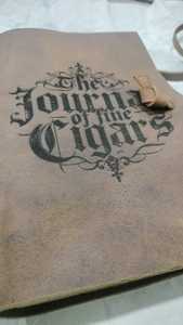 The Journal of Fine Cigars Leather Hardcover Handmade Diary with Strap Closure Gift Notebook 120 Sheets - Product Image 3