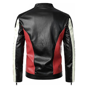 Wholesale New Arrival With Own Logo Premium Quality Motorcycle Biker Stylish Design Leather <b>Jacket</b> For Men Wholesale Price - Product Image 3