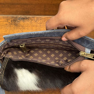 Usine en gros classique de haute qualité personnalisé bureau en cuir de vachette sacs à bandoulière pour femmes petit rabat luxe sacs à bandoulière - Product Image 6