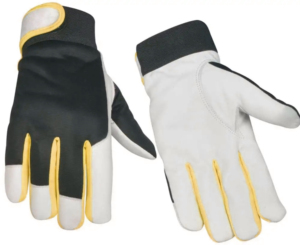 Guantes de Trabajo de Cuero de Grano de Búfalo, Suaves y Cómodos, Resistentes a la Abrasión, Protección para las Manos, Guantes de Jardinería - Product Image 3