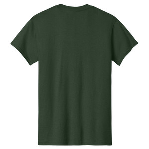Short Sleeve O-Neck <b>T</b>-<b>Shirt</b> 100% Cotton <b>Silk</b> Screen Printing Front Formal Loose Fit Anti-Pilling Color Forest Unisex - Product Image 4