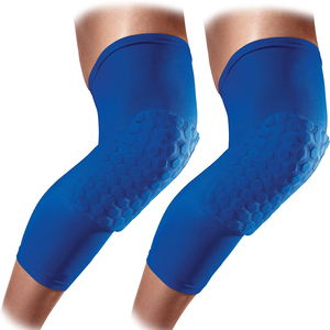 Genouillères en néoprène à absorption des chocs en nid d'abeille, à enfiler, unisexe, protection toutes saisons, pour le basketball et le sport - Product Image 5