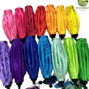 Lanterne de Hoi An colorée, lanterne en soie faite à la main, lampe suspendue traditionnelle vietnamienne, décoration d'intérieur, vente en gros - Product Image 3