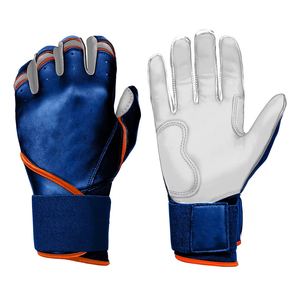 Guantes de Bateo de Béisbol Profesionales de Piel de Oveja Premium, Palma Reforzada, Muñequera Segura, Ligeros, Duraderos, Alto Rendimiento - Product Image 1