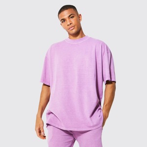 Conjunto de Camiseta de Manga Corta y Pantalones Cortos de Algodón 100% para Hombre, Cintura Elástica, Ropa Casual, Transpirable, Tejido de Punto, Cintura Media, Diseño Liso - Product Image 6