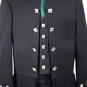 Scottish Doublet Kilt Jacket with Vest Wool Custom Made Argyle Waistcoat Jackets Factory Supplies 2026 - Product Image 4