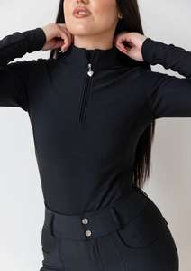 Ropa de equitación de alta calidad, ligera, transpirable, de manga larga, informal, de color liso para ecuestres. - Product Image 5