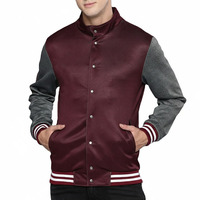 Vente en gros de vestes universitaires vintage personnalisées pour hommes, style motard et uniforme d'équipe de baseball, fournisseur B2B, en laine respirante pour l'hiver