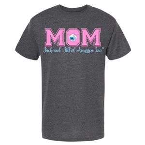 Jack and Jill Mom and <b>Dad</b> Unisex T <b>Shirt</b> Short Sleeve Crew Neck Casual Cotton Tee Custom Printed Parent Graphic Comfortable - Product Image 1