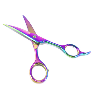 Tijeras de Peluquería Canina y Felina de Acero Inoxidable Curvadas de 6.5 Pulgadas, de Lujo, OEM, con Mangos de Alta Comodidad, Precio al por Mayor - Product Image 3