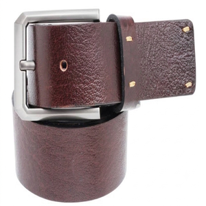 Cinturón de Cuero Genuino Vintage de Grano Completo con Hebilla de Aleación de Zinc de Alta Calidad para Hombre - Product Image 6