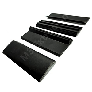 UPVC ABS/PC/ASA Plastic Extrusion Profiles For Refrigerator <b>Doors</b> Glass <b>Panels</b> & <b>Curtain</b> Wall Systems Durable OEM Solutions - Product Image 3