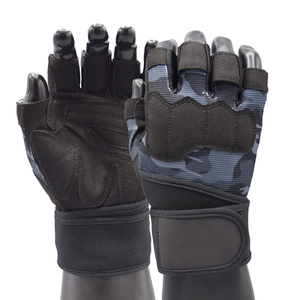 Guantes de Gimnasio al por Mayor, Transpirables, Antideslizantes, con Correa de Muñeca Ajustable para Levantamiento de Pesas, Guantes de Fitness con Logotipo Personalizado - Product Image 1