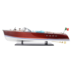 B113 - Maqueta de Lancha Rápida Riva Triton de Cedro Pintado Hecha a Mano, Decoración Náutica para Hogar u Oficina, 91.4Lx28Wx25.4H cm - Product Image 2