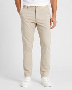 Pantalones Casuales de Algodón Color Caqui para Hombre, Corte Recto, Cintura Media, Cierre de Botones, Transpirables, Antiarrugas, con Bolsillos Laterales, para Verano - Product Image 3