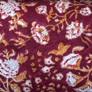 Jaipur Artisanal Sustainable Hand Block Printed Travel Pouch Set of 3 Quilted Cotton Waterproof Washable Durable Daily Use Gift - Product Image 4
