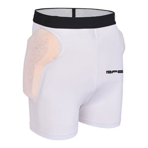 Pantalones Cortos Acolchados de Alta Calidad para Motociclismo, Color Blanco, con Protección Interior Elástica para Snowboard - Product Image 6