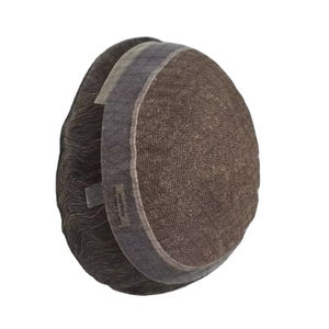 Premium Quality <b>Mens</b> Hair <b>Wig</b> Kinky Straight Remy Hair Toupee 100% Density Best Hair for <b>Men</b> - Product Image 3