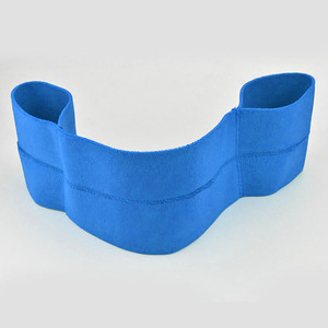 Bande de Soutien Élastique Professionnelle Personnalisée Bleue pour Musculation, Fitness et Entraînement de Force – Équipement d'Entraînement de Powerlifting - Product Image 3