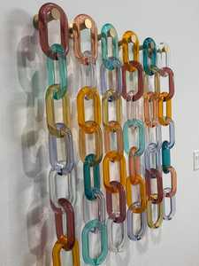 Adornos de Pared de Cadena Acrílica Modernos Hechos a Mano, Artículos Decorativos para el Hogar Personalizados, para Colgar, Venta al por Mayor, Resina Adorable - Product Image 6