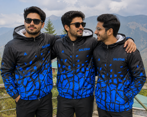 Custom Sublimation Windbreaker <b>Jacket</b> Men <b>Lightweight</b> Hooded Sports <b>Jacket</b> <b>Waterproof</b> Outdoor <b>Running</b> Black <b>Jacket</b> Manufacturer - Product Image 5
