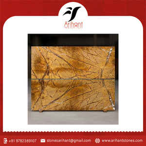Dalles de marbre doré Rainforest poli pour comptoirs de cuisine, revêtements de sol, murs et design d'intérieur - Product Image 6