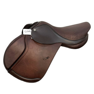 Silla de Doma Inglesa con Construcción de Cuero Genuino, Transpirable y Sostenible, Tamaños Personalizados, Estructura de Madera, Herrajes Niquelados - Product Image 6