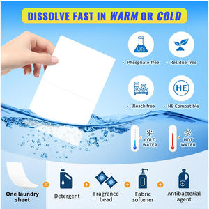 ผงซักฟอกแบบใช้แล้วทิ้งที่มีคุณภาพสูงเป็นมิตรต่อสิ่งแวดล้อมผงซักฟอกทำความสะอาดได้ล้ำลึกผงซักผ้าประเทศไทย - Product Image 3