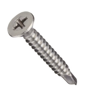 Stainless Steel <b>Flat</b> Head Chipboard <b>Screws</b> For Industrial Fastening And Export Hardware Applications Use - Product Image 2