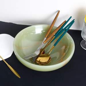 Cuenco Decorativo de Mármol de Lujo para Decoración del Hogar, Cuenco para Mesa de Entrada, Organizador para Monedas, Cambio, Dulces - Product Image 1