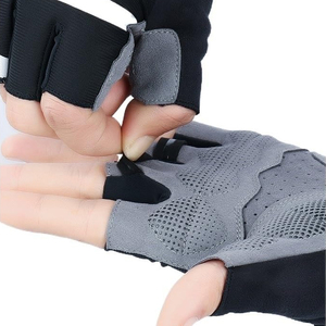 Guantes de ciclismo de verano, guantes de secado rápido con palma acolchada y espalda de malla ventilada, para bicicleta de montaña y bicicleta de spinning en interiores - Product Image 3