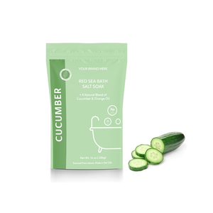 Sales de Baño del Mar Rojo con Fórmulas Personalizadas, Marca Privada, Oasis Herbal, Relajante y Terapéutico, con Aroma a Pepino, Natural, para Adultos - Product Image 1