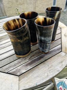 buffalo horn glass Viking cup drinking glass hand made drinking glass eco friendly <b>drinkware</b> <b>accessories</b> - Product Image 3
