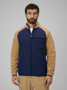 Veste polaire pour homme à col montant et fermeture éclair intégrale, design classique, haute qualité, 100% coton, veste polaire d'hiver chaude et décontractée - Product Image 3