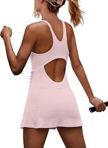 Robe de tennis pour femmes avec short intégré, robe de golf, tenue de sport, robe de yoga, robe de sport active - Product Image 6