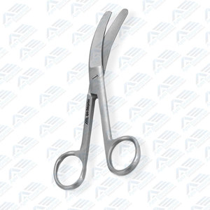 Tijeras Busch para cordón umbilical de acero inoxidable de uso profesional, equipo sanitario de punta roma, fuente de alimentación manual - Product Image 2