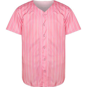 Camisetas Deportivas Personalizadas Estilo Hip Hop, Camisetas de Béisbol con Botones, Manga Corta, Lisas, para Deportes Activos - Product Image 3