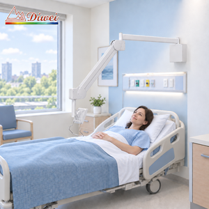 ขาแขวนจอทีวี LCD สำหรับโรงพยาบาล สีขาว ปรับเอียงขึ้น 15 องศา ปรับเอียงลง 60 องศา รองรับมาตรฐาน VESA 75/100 มม. รับน้ำหนักได้ 2-8 กก. - Product Image 2