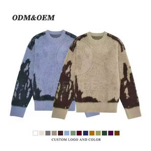 Pull en mohair au design moderne, tricot flexible, pull en mohair de qualité supérieure, pull en mohair pour homme pour l'hiver, en vente - Product Image 6