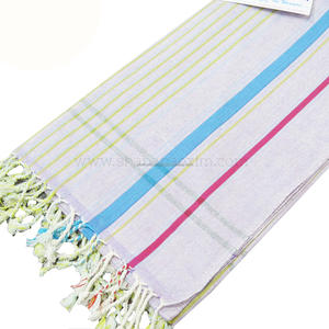 Toalla promocional Kikoy Kenyan 100% algodón Kikoy Toalla de golf de playa con patrón múltiple y toallas kikoy de color con alta calidad - Product Image 3