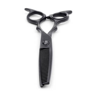 Juego de Tijeras Premium Double Threat en Negro Mate, Acero Inoxidable de Alta Calidad para Corte de Precisión y Uso Profesional - Product Image 5