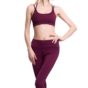 Soutien-gorge de sport écologique à prix de gros, soutien-gorge de sport personnalisé, haut de fitness antichoc, soutien-gorge de course pour femmes - Product Image 5