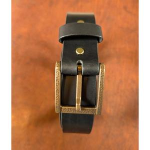 Ceintures en cuir véritable pour hommes, très demandées, avec boucle à ardillon rectangulaire, designs personnalisables, ceintures haut de gamme, style décontracté - Product Image 4