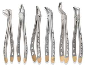 Adult Dental <b>Pliers</b> <b>Set</b> of Ten Stainless Steel Minimally Invasive Tooth Extraction Instruments and Tools by Blush surgical - Product Image 5