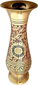 Florero Moderno de Latón y Cobre Sólido Hecho a Mano, Decoración Ecológica para Mesa de Comedor, Oficina, Sala de Estar y Dormitorio - Product Image 6