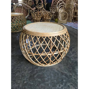 Traditional <b>Rattan</b> <b>Dining</b> <b>Table</b> 1 for Hotel Villa Living Room Use - Product Image 1
